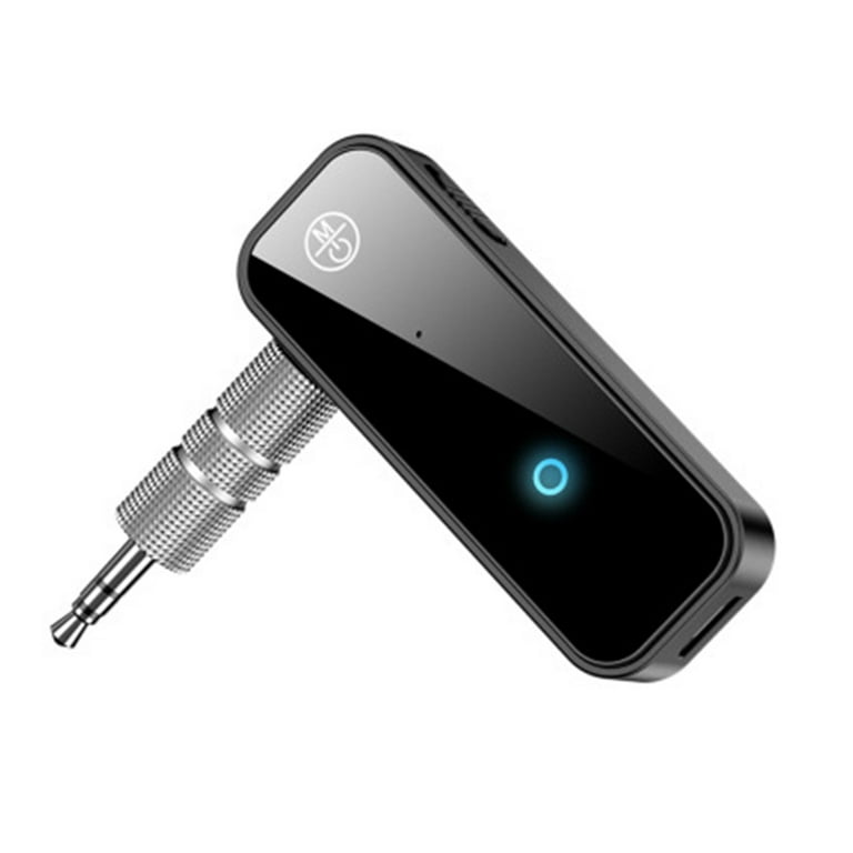 NUZYZ Wireless Bluetooth Car 3.5mm AUX Audio Adapter Music Receiver + Car  Charger 