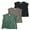 Black & Dark Gray & Green, variant on MYGBCPJS Boys Tank Tops Toddler Jersey Cotton Sleeveless Muscle Undershirt 3Pack
