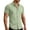 Mint Green #02, variant on Busydd Mens Linen Shirt Fashion Turndown Collar Button Down Shirt Men Solid Color Short Sleeve Beach Summer Shirts XL