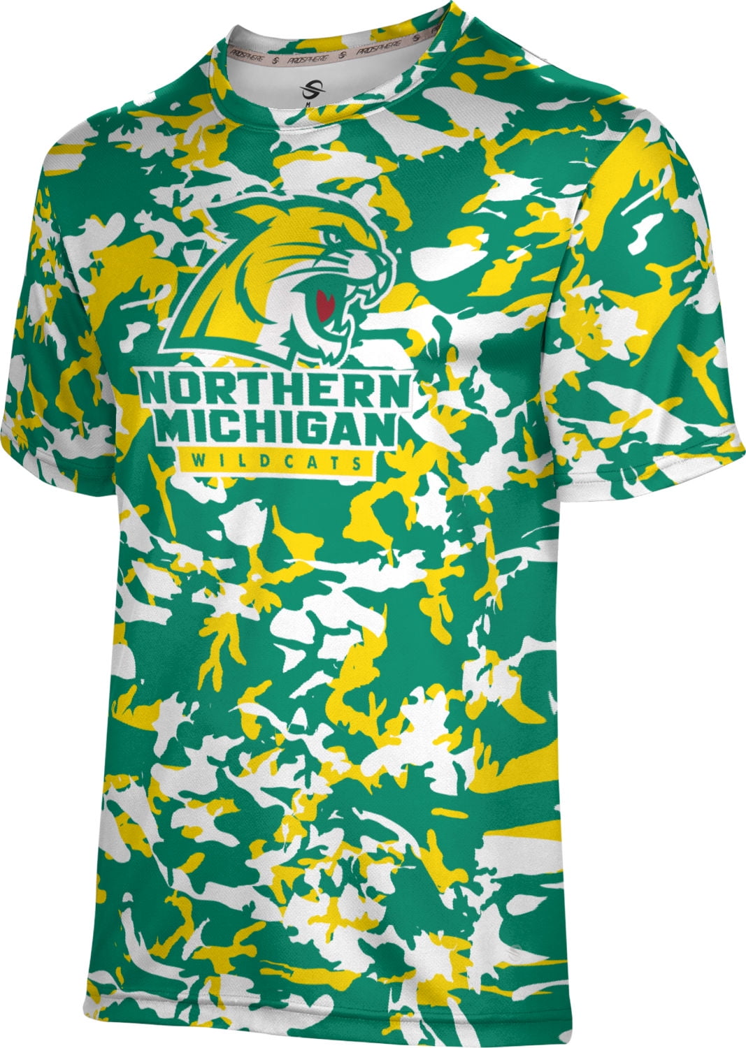 Camo ProSphere Northern Michigan University Mens Performance T-Shirt