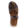 thumbnail image 3 of Spring Step L’Artiste Women's Koraline Mary Jane Flat Shoes – Hand Painted Floral Leather, Cushioned Microsuede Footbed, Adjustable Ankle Strap, 2″ Cork Wedge Heel, 3 of 8