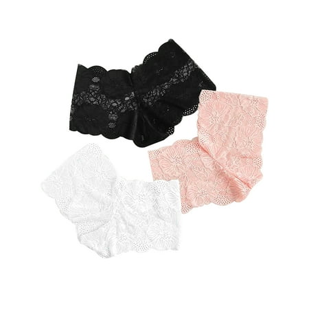 

Julycc Wom Floral Lace Hipster Boy Short Briefs Underwear 3 Packs Panties Sexy Lingerie