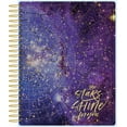 5/mo - Finance Paper House Productions 12 Month Undated 9.5" Planner With Month And Event Flag Stickers Celestial
