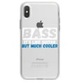 thumbnail image 1 of DistinctInk Clear Shockproof Hybrid Case for iPhone X / XS (5.8" Screen) - TPU Bumper Acrylic Back Tempered Glass Screen Protector - Bass - It's Like Guitar But Much Cooler, 1 of 5