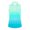 C-Mint Green90, variant on DHFJKG Women's Sleeveless Tank Top Quarter Zip Collared Gradient Print Summer Comfortable Blouse Trendy Tops