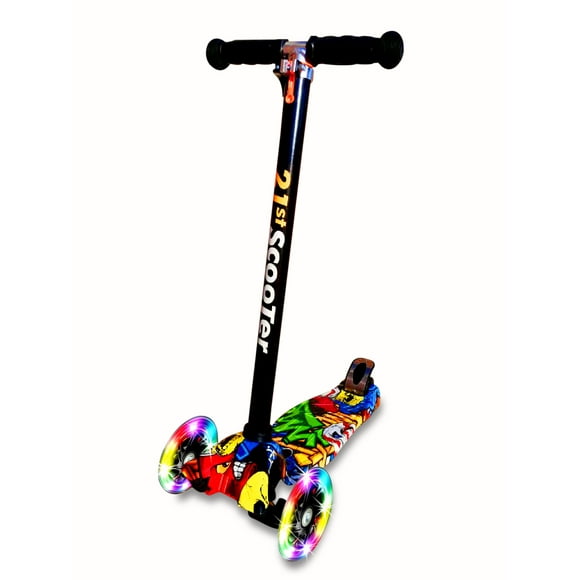 patin del diablo o scooter con luz niño toy contrapeso entrenador