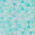 thumbnail image 1 of Ahgly Company Indoor Square Patterned Blue Green Novelty Area Rugs, 3' Square, 1 of 6
