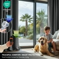 thumbnail image 5 of ZOPZO Short Blackout Curtains for Bathroom, 2 Panels, Dark Gray, 42W x 24L Inch, Noise-Reducing, Thermal Insulated, Room Darkening Drapes, 5 of 10