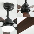 thumbnail image 3 of imerelez 52 Inch Classics Ceiling Fan With Led Light 6 Speed Wind 5 Blades Remote Control DC Motor For Indoor, 3 of 8