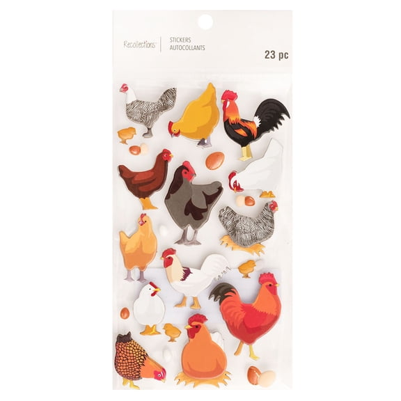 Recollections Chicken Stickers, 12 Pack