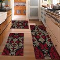 thumbnail image 2 of Kitchen Rugs Sets of 3 Non Slip Washable Kitchen Mats for Floor, Waterproof Kitchen Runner Rug, Floor Mat Carpet for Entryway, Laundry, Sink, Hallway, Bathroom, 2 of 10