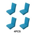 thumbnail image 2 of Decodeary 4piece Chairs With Stretchy Chair Covers Stylish And Functional Beautifying Lake Blue, 2 of 6