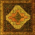 thumbnail image 1 of Ahgly Company Indoor Square Persian Yellow Traditional Area Rugs, 7' Square, 1 of 4