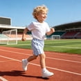 thumbnail image 3 of Xudanell Toddler Boys Chino Shorts Summer Cloths Twill Shorts for Kids (Blue, 2-3 Years), 3 of 6