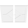 thumbnail image 2 of 28"OD x 1"ID x 9 3/4"C x 1"P Embry Architectural Grade PVC Contemporary Ceiling Medallion, Two Piece, 2 of 11