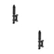 thumbnail image 4 of Yuarrent Portable Bicycles Pump Bike High Pressure Inflator Balloon Air Hand Football Multi-purpose Aluminum Tire Alloy Soccer Pumps Negro 2Conjunto, 4 of 6