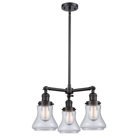 

Innovations Lighting 207 Bellmont Bellmont 3 Light 18 Wide Chandelier - Black