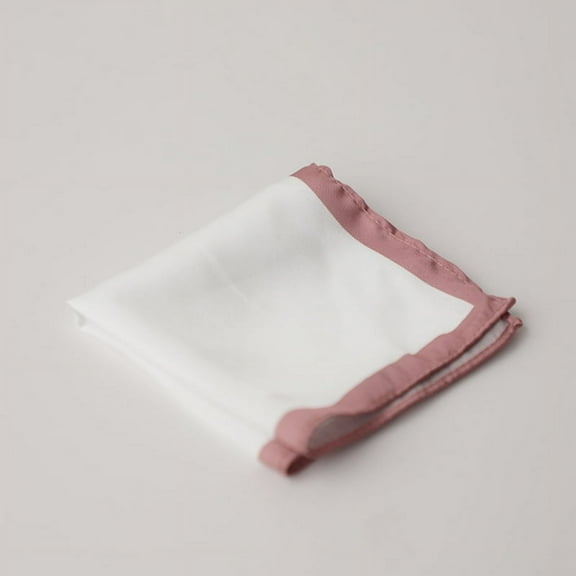 Namzi Men's Pocket Squares Handkerchiefs for Wedding Party Business Casual 9.44*9.44 inch-Pink