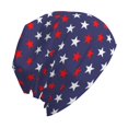 thumbnail image 3 of Beanie Hats for Men and Women, Usa America Stars Patterns Adult Unisex Knit Hat Winter Warm Skull Cap, 3 of 7
