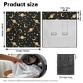 thumbnail image 7 of Drydeepin Planets Crescent Moon Stars Car Seat Covers for Backseat, Rear Bench Seat Cover Towel Sweat Absorbent Saddle Blanket Seat Protector Universal Auto Accessories for Trucks Van SUV, 7 of 7