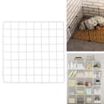thumbnail image 3 of Transemion Portable Pet Playpen Panel Cage Fence Metal Guinea pig Wire plain white Grid 1Set, 3 of 6