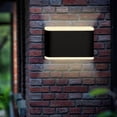thumbnail image 3 of Lampara Muro Led Exterior Negro 12w Luz Suave Cálida Hled-11 Tecnolite, 3 of 5