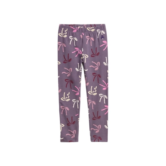 Leggins GAP para niña pequeña, color violeta oscuro, talla 2 años