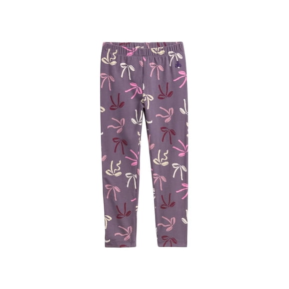 Leggins GAP para niña pequeña, color violeta oscuro, talla 2 años