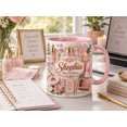 thumbnail image 2 of Spa Girl Boss Mug 3D Personalized Pink Beauty Coffee Cup for Esthetician Boss Gift, 2 of 3