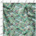 thumbnail image 2 of Soimoi Florals Printed, Poly Canvas Fabric, Decor Sewing Fabric by The Yard 56 Inch Wide,Decorative Fabric for Curtains Tote Bags, Sea Green, 2 of 6