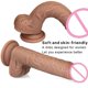 thumbnail image 5 of Pene de imitación de silicona líquida de doble capa de 16 cm para masturbación femenina, 5 of 5