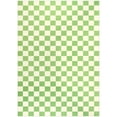 thumbnail image 3 of Arogan Checkered Area Rug for Living Room Bedroom Washable Rug, Green,4' x 6', 3 of 7