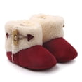 thumbnail image 1 of Recién nacido bebé niño niñas invierno cálido piel nieve botas antideslizantes de cuna Prewalker 9-15Mes meses, 1 of 8
