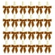 thumbnail image 2 of 24 Lazos Navideños Pequeños de Terciopelo | Mini Lazos de Cinta Suave de 8 Cm con Pinzas Metálicas | Ideales para Decorar Árboles, Coronas, Papel de Regalo, Regalos de Fiesta, Bolsas de Dulces y Manu, 2 of 6