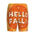 thumbnail image 2 of Lsque Hello Fall 1 Mens Sleep Pajama Shorts,Short Pajama Pants, Cotton Ultra-Soft Knit-4X-Large, 2 of 9
