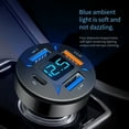 thumbnail image 2 of 4 USB QC3.0+PD USB Car Cigar Charger Lighter Digital LED Voltmeter 12V/24V, 2 of 6