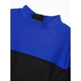 thumbnail image 6 of iEFiEL Kids Girls Swimsuit One-piece Short Sleeves Bathing Suit Rash Guard Royal Blue 4, 6 of 7