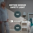 thumbnail image 3 of Bed Rails Lunderg para seguridad de adultos mayores con luz de movimiento, 3 of 6