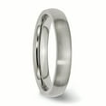 thumbnail image 4 of Titanium 4mm Brushed Band Ring 7.5 Size, 4 of 7