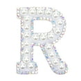 thumbnail image 1 of Clearance! Iron Cobble On Clothes AZ Sew Decorative Letter Cobble Glitter Letters Applique Rhinestone Pearl English Letters For DIY Craft Supplies, 1 of 4