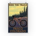 thumbnail image 2 of Frisco, Colorado, Ride the Trails (12x18 Wall Art Poster, Room Decor), 2 of 3