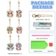 thumbnail image 2 of Llaveros Arte diamantes DIY Cgtredaw Búho Doble Cara 6 Uds para Adultos Fiesta en casa, 2 of 9