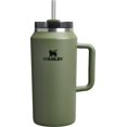 thumbnail image 1 of Stanley Quencher H2.0 - Vaso con asa y pajita, 64 onzas, tapa de 3 posiciones Flowstate | Gran capacidad para viajes y deportes | Copa de acero inoxidable aislada | Sin BPA | Pino seco, 1 of 6