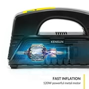 Kensun Air Compressor for Tires - Portable Tire Inflator Air Pump for Car - Electric Tire Compressor for Home and Car - Air Compressor Tire Pump - Air Pump for Cars, BIkes, And Inflatables
