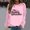 Pink, variant on Women Sweatshirt Long Sleeve Sweatshirt for Womens Pullovers Green Pullover Adult Crewneck Sweatshirt Women Fall Clothing for Women Street Style