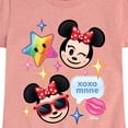 thumbnail image 3 of Disney Emoji - Minnie Assorted Emojis - Toddler And Youth Girls Short Sleeve Graphic T-Shirt, 3 of 5