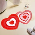 thumbnail image 5 of Qholemyo Valentine's Day Love Bathroom Rugs Absorbent Door Mat Floor Mat Entryway Doormat Living Room Bathroom Shower Mat Valentines Decor, 5 of 6