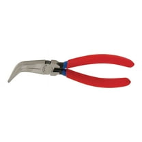 Crescent 6 in. Alloy Steel Curved Needle Nose Pliers Red 1 pk