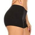 thumbnail image 4 of Sakkas Women's Seamless Stretch Boy Short Panties (6 Pack) - Black - One Size, 4 of 5
