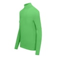 thumbnail image 2 of M&M SCRUBS Women's Long Sleeve Turtle-Neck T-Shirt Under Scrub (Lime Green, X-Small), 2 of 5